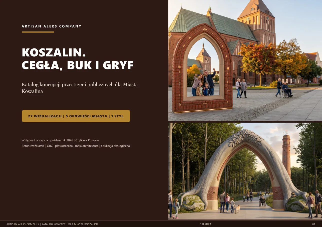 Koszalin – Brick, beech and griffin