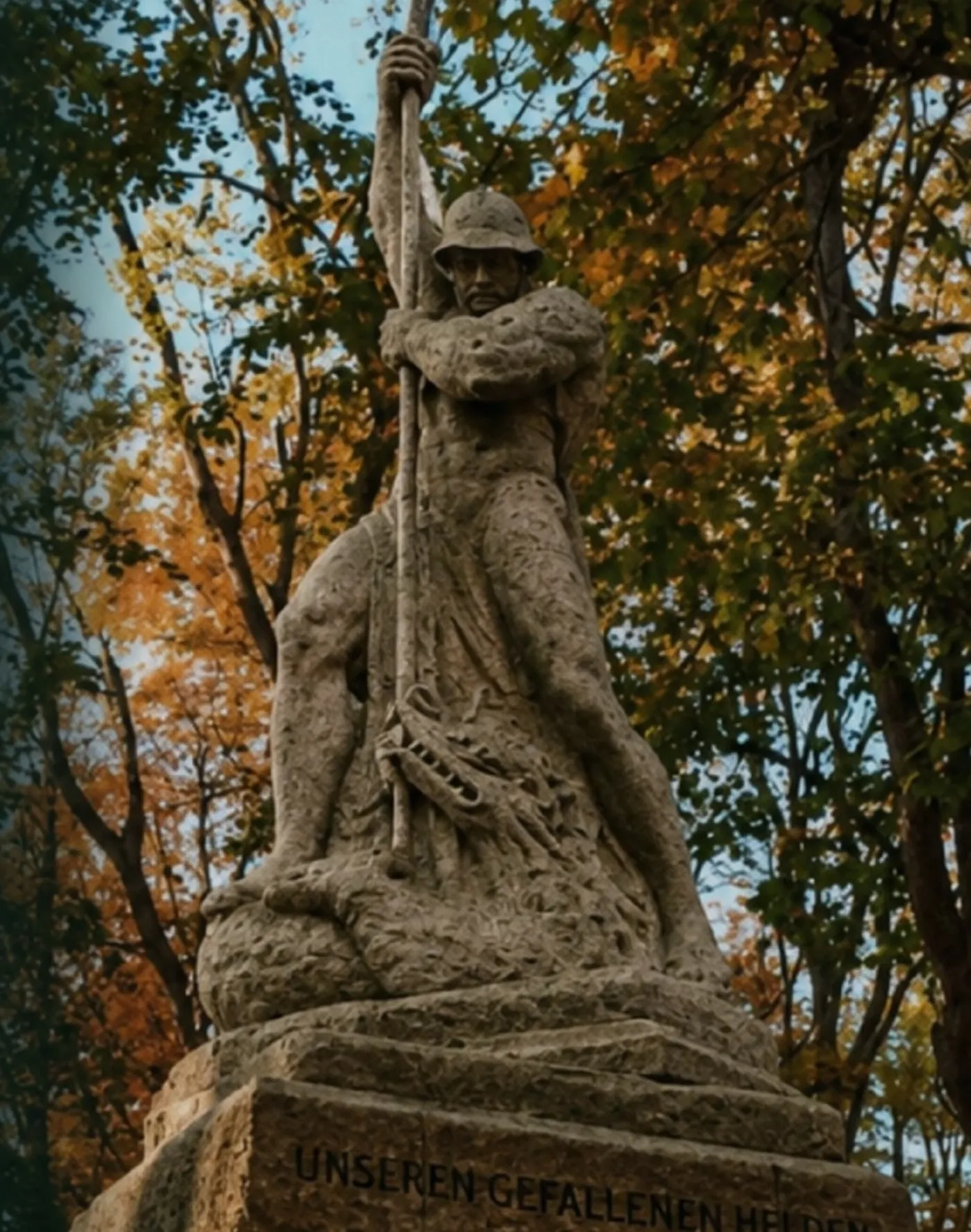 Saint George figure with the re-created head and arm (visualisation)