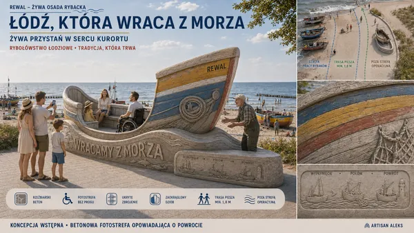 Rewal public space concept: lodz
