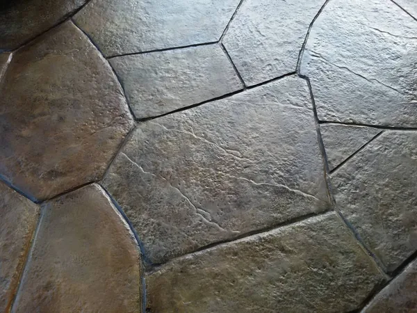 Close-up: flagstone texture and colour